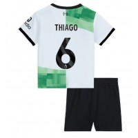 Liverpool Thiago Alcantara #6 Auswärts Trikotsatz Kinder 2023-24 Kurzarm (+ Kurze Hosen)